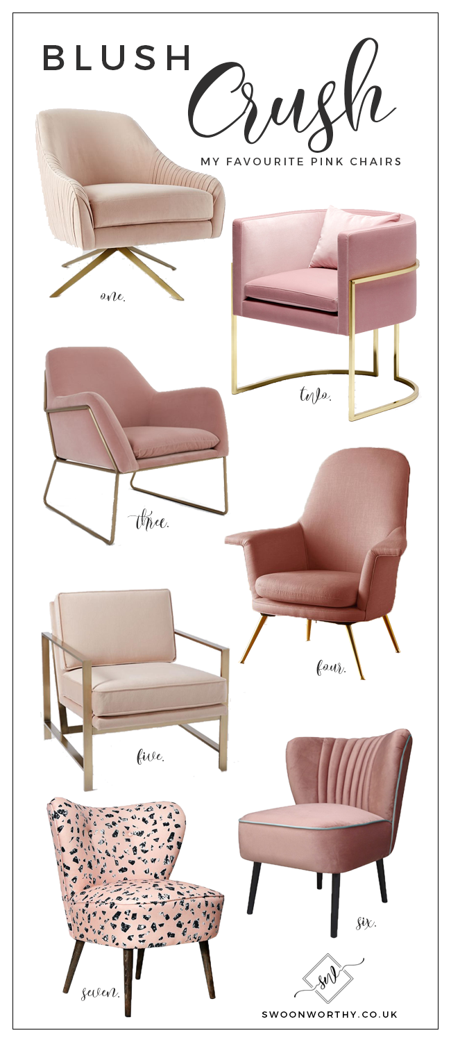 Blush Crush Pink Chairs