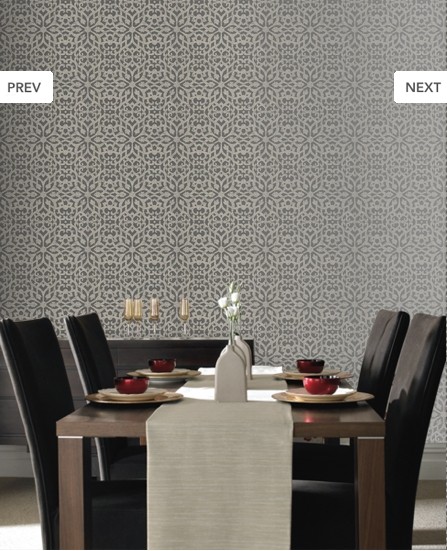Snap Decision:  Choosing Wallpaper for the Dining Room