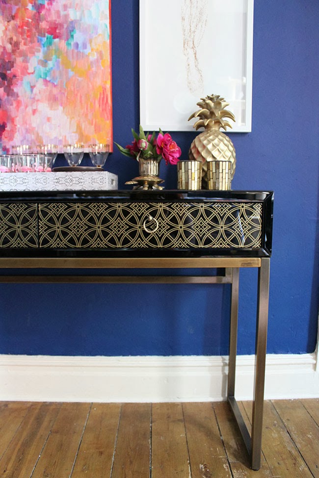 Dining Room Glam: My New Console Table!