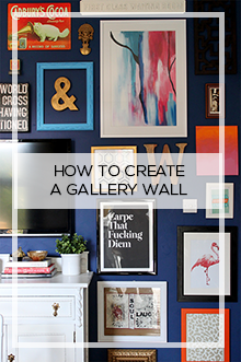 Gallery Wall How To:  10 Tips For Creating a Fabulous Gallery Wall