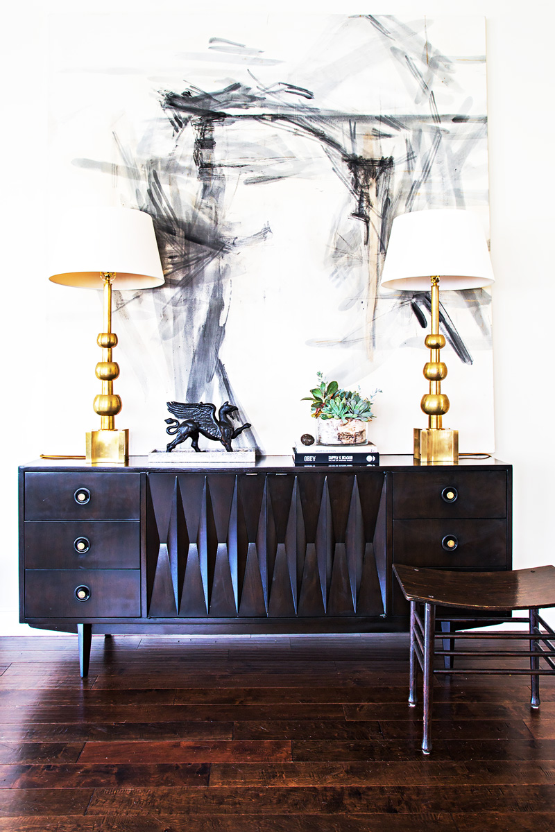 Inspired: Mid Century Sideboard Styling
