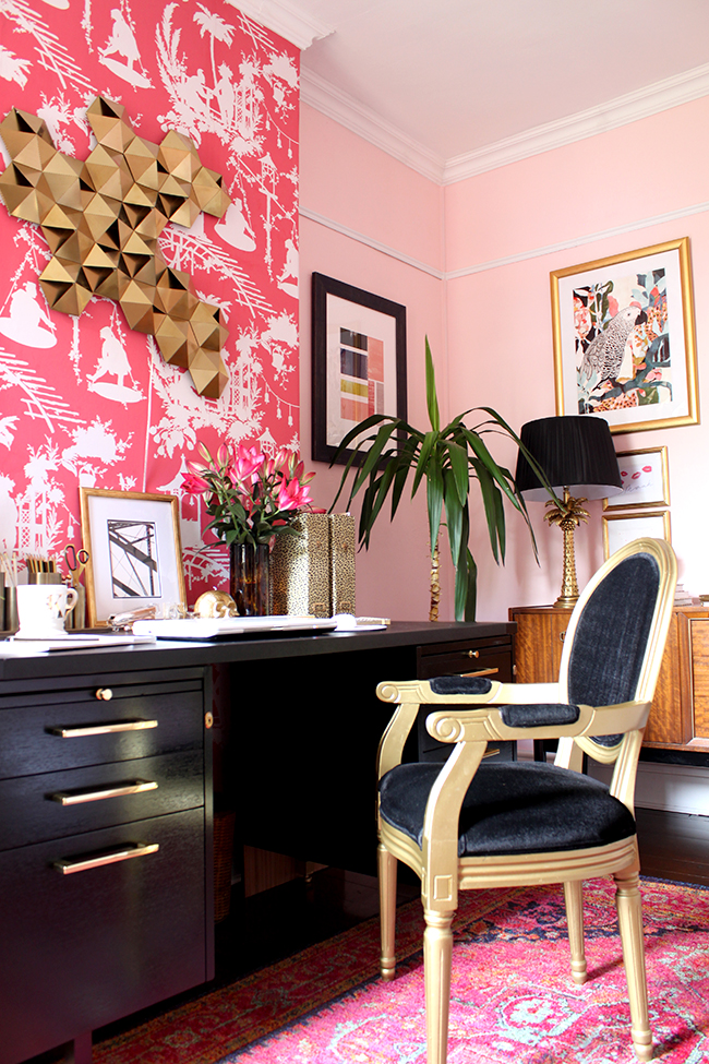 ORC - Swoon Worthy - Pink, Black and Glam office