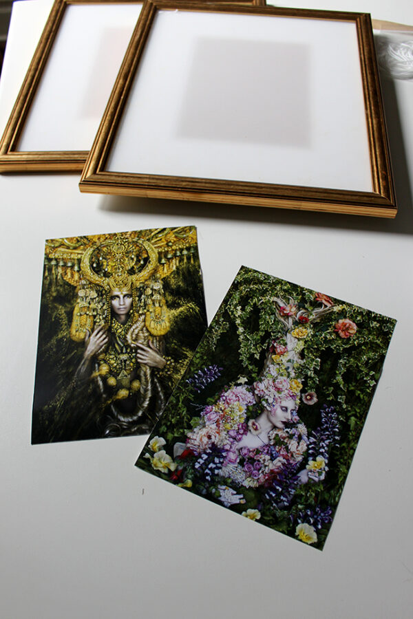 Framing Postcards as Art Swoon Worthy