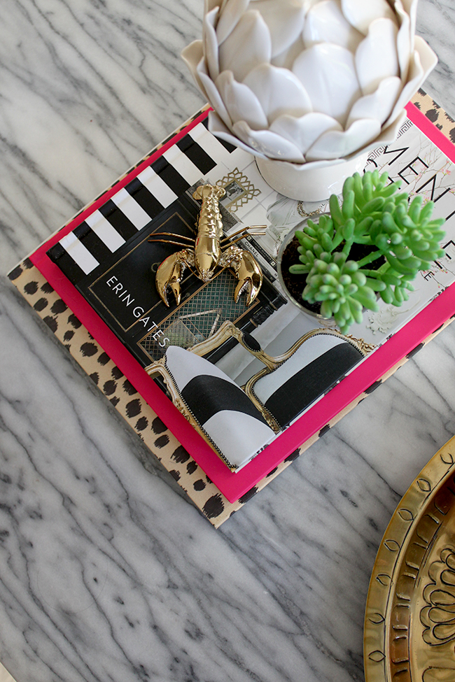 Swoon Worthy - coffee table vignette styling