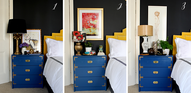 How to Style a Bedside Table in 3 Different Ways - Swoon Worthy