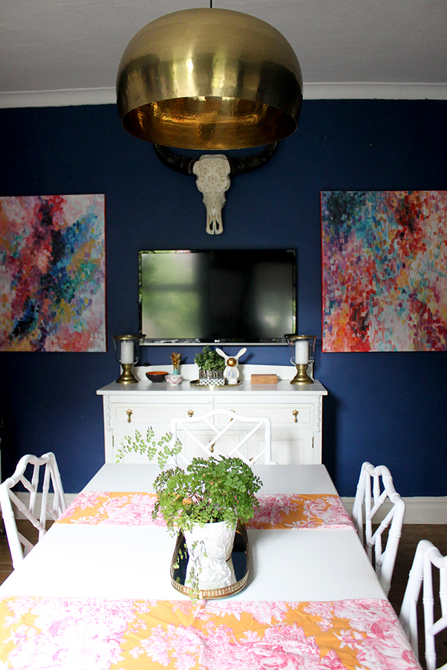 Swoon Worthy dining room updates with HomeSense