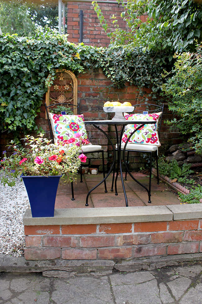 Swoon Worthy - Boho Garden Reveal - Small Patio with black shed