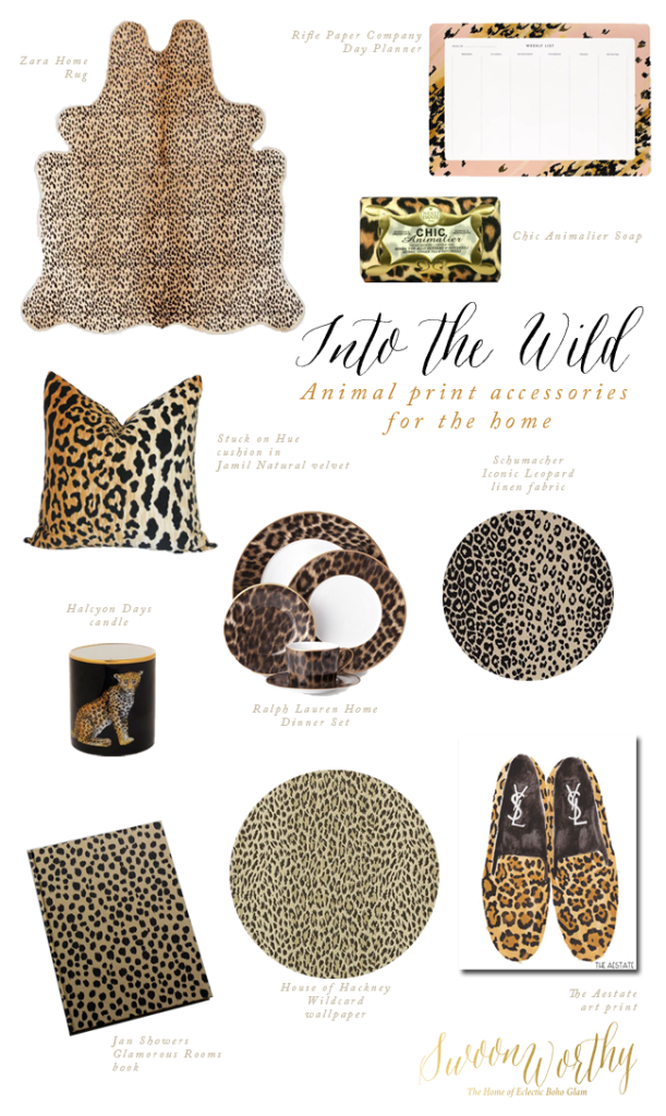 Leopard Print Accessories for the Home Swoon Worthy