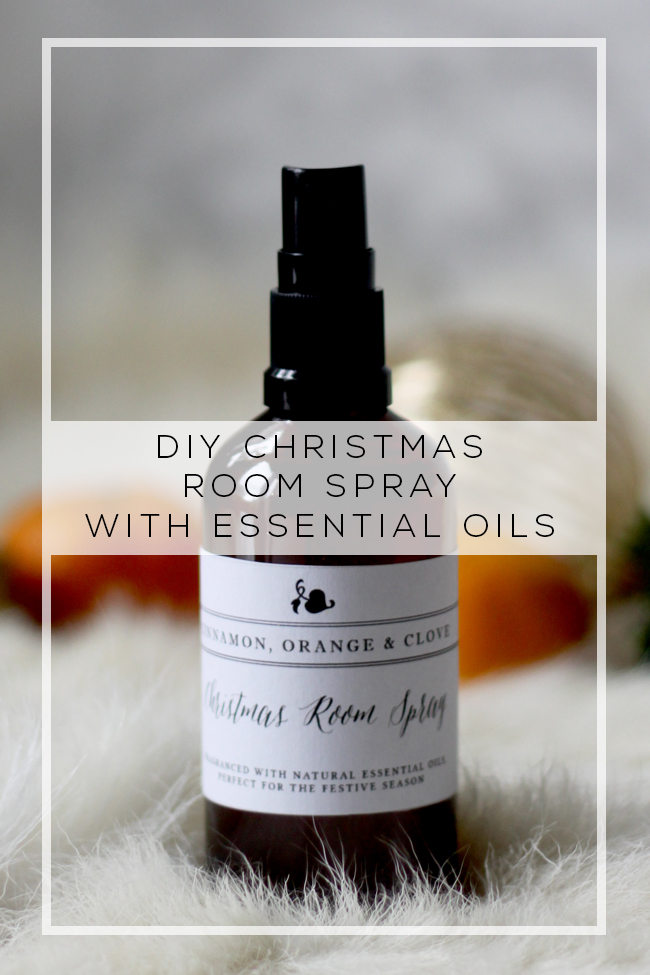 How to Make a Christmas Room Spray with Essential Oils