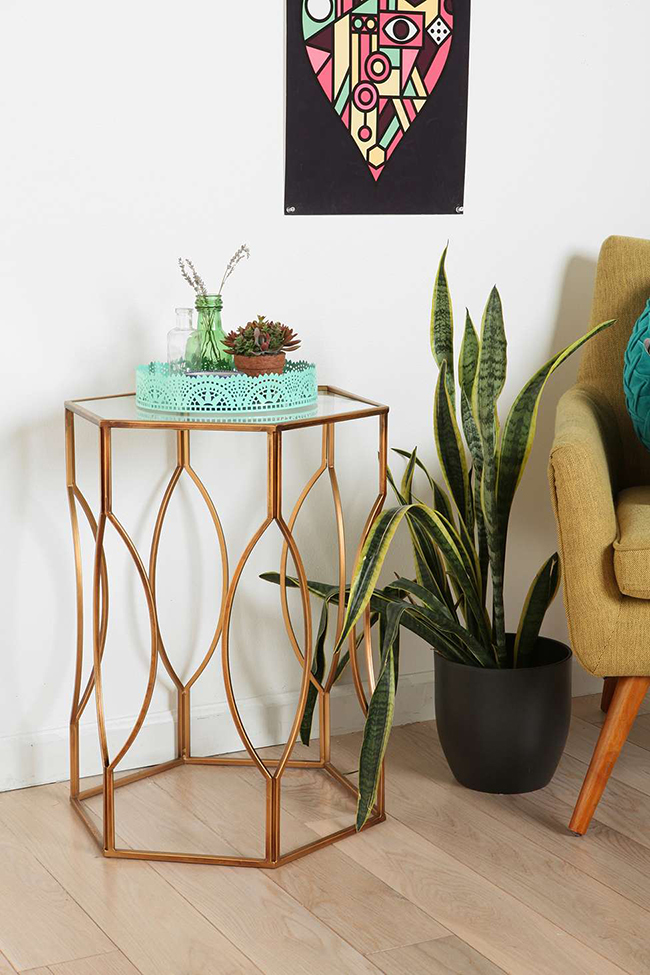 Hexagon side table - Urban Outfitters
