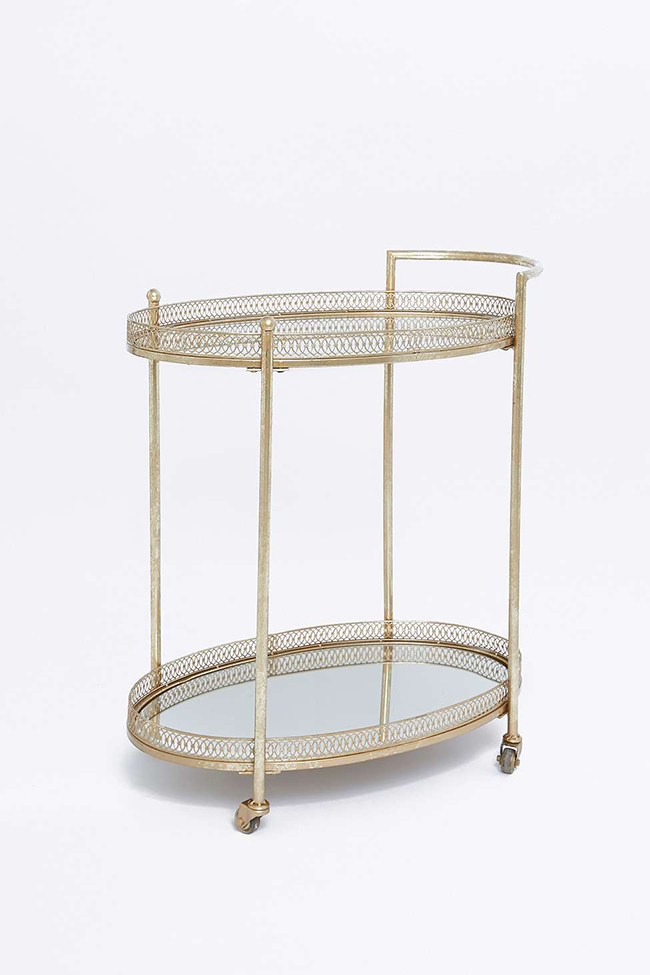 Vintage gold trolley - Urban Outfitters
