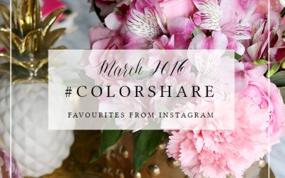My Favourites on Instagram: #Colorshare Mar 2016