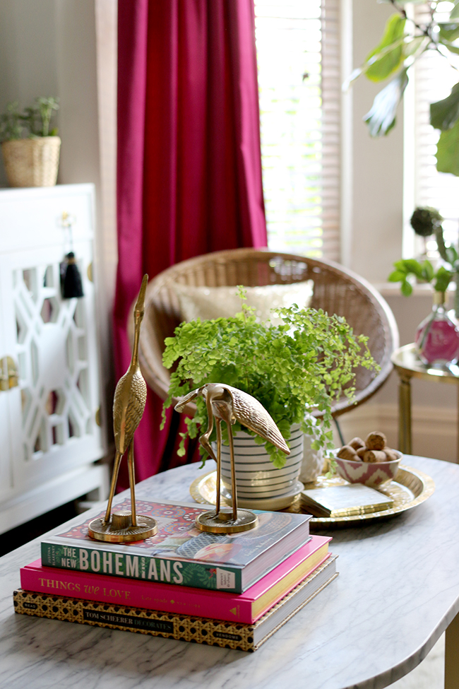 Summer living room on Blogger Stylin' Home Tour 