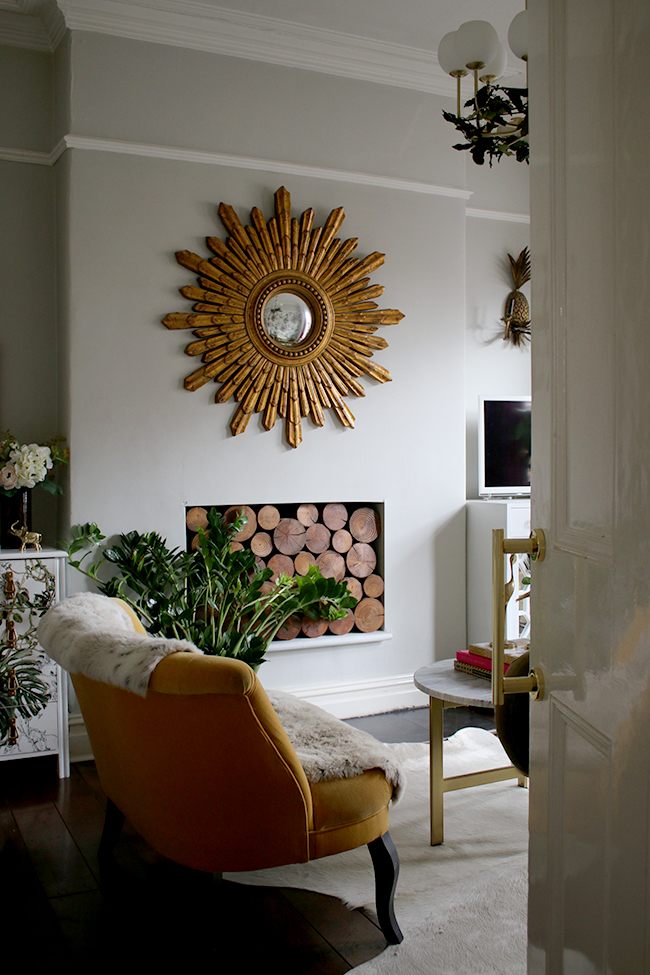 eclectic boho glam living room Swoon Worthy