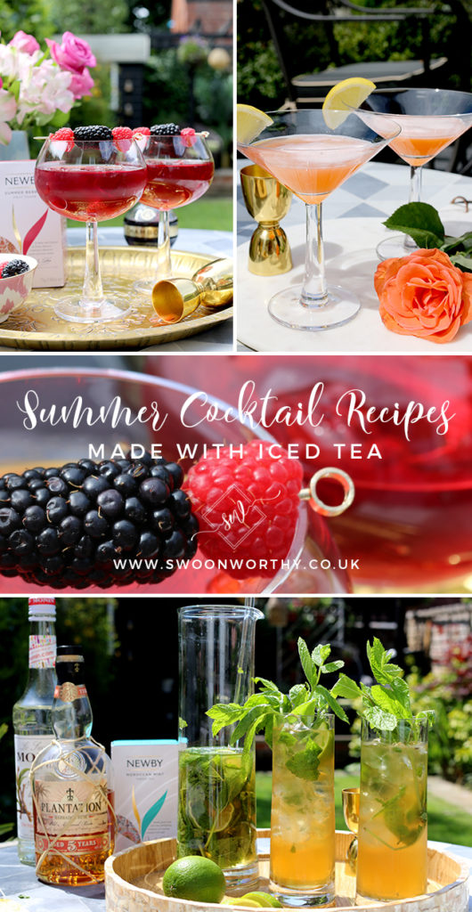 3 Summer Iced Tea Cocktails Swoon Worthy