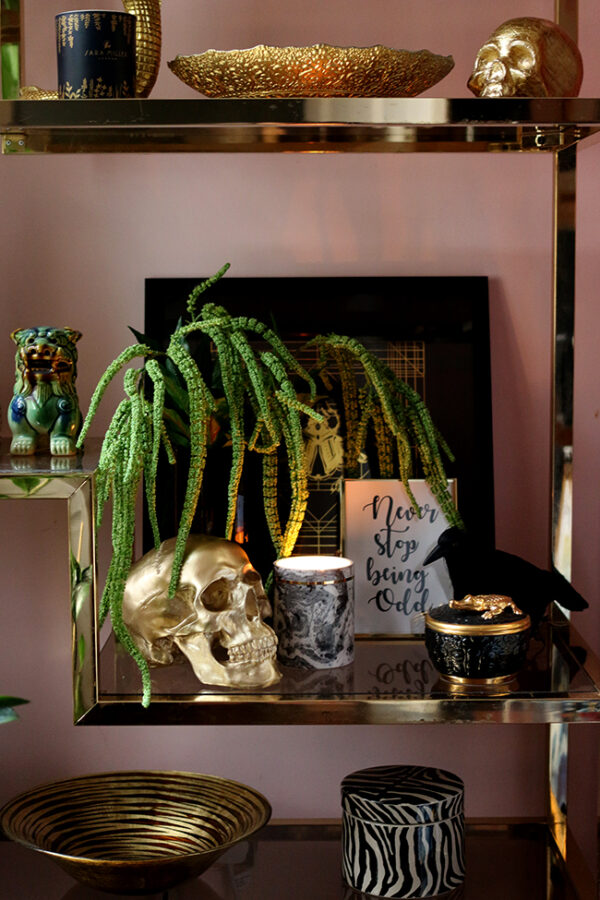 Glam Halloween Decor (You Can Use All Year Round!) - Swoon Worthy