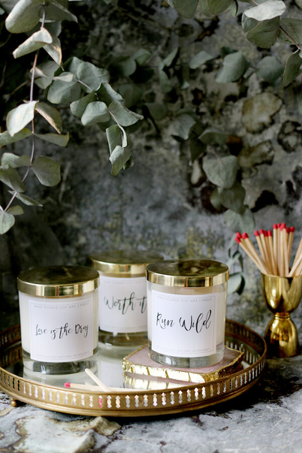 DIY Wood Wick Candles with Soy Wax and Essential Oils Swoon Worthy