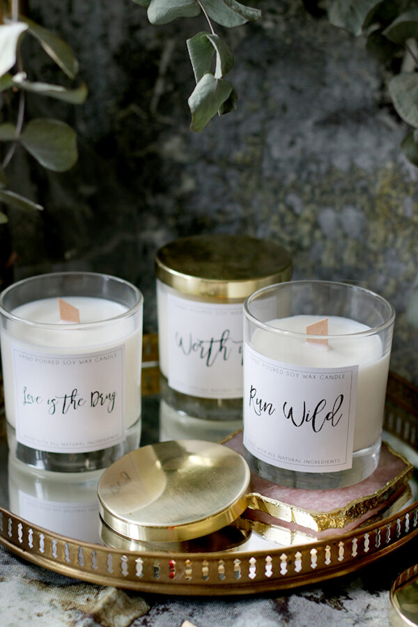 DIY Wood Wick Candles with Soy Wax and Essential Oils Swoon Worthy