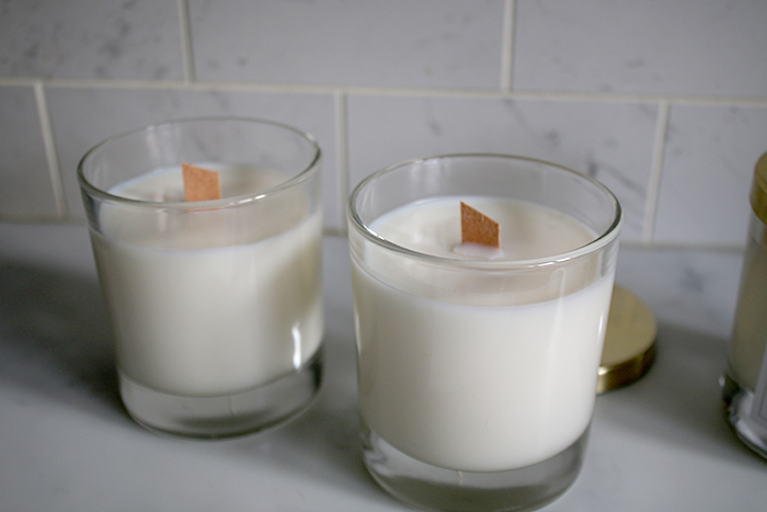 DIY Wood Wick Soy Wax Candles Step 9
