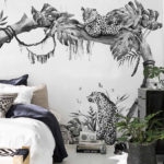 Are Wall Murals the New Wall Paper? 12 Monochrome Murals I’m Loving Right Now