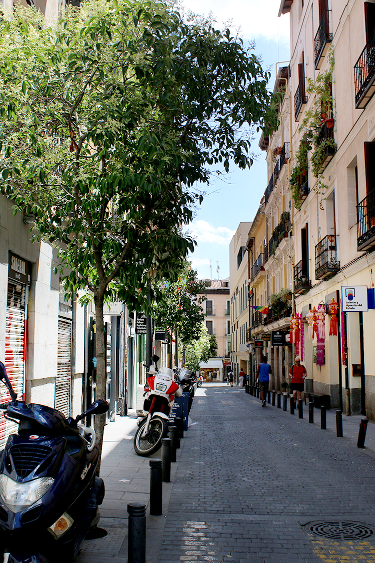 Exploring the beautiful streets of Madrid
