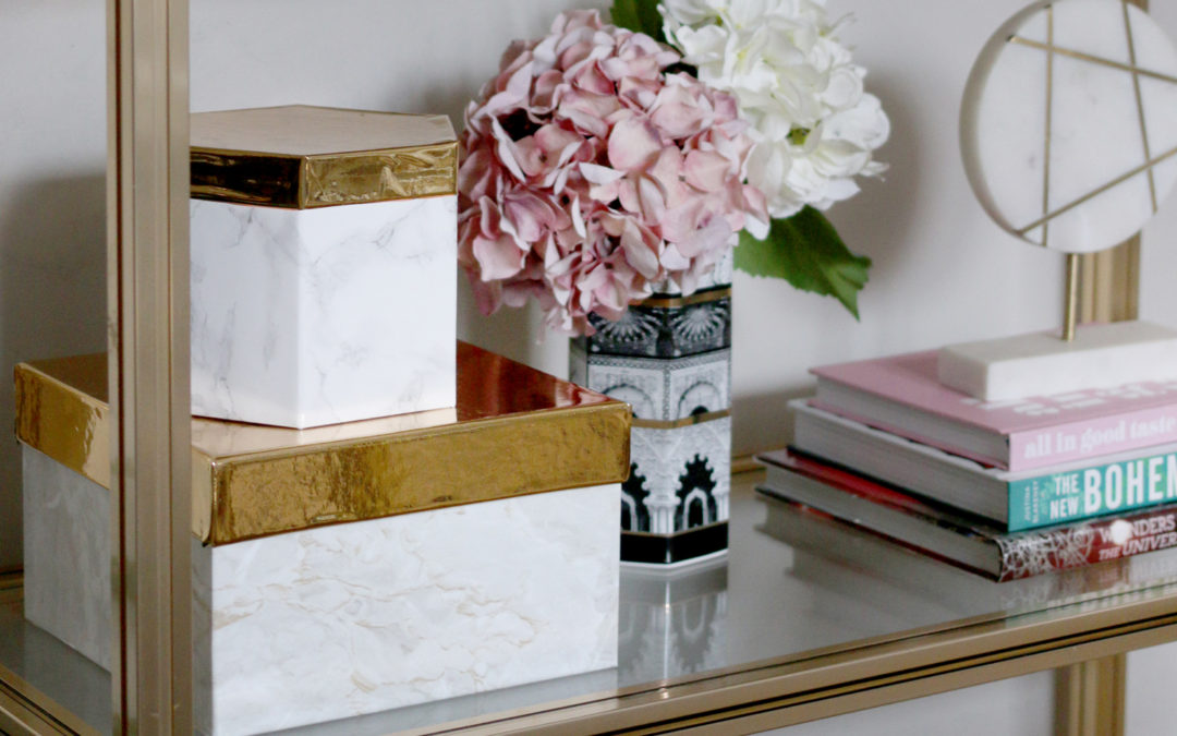 DIY Display Storage Upcycled from Gift Boxes