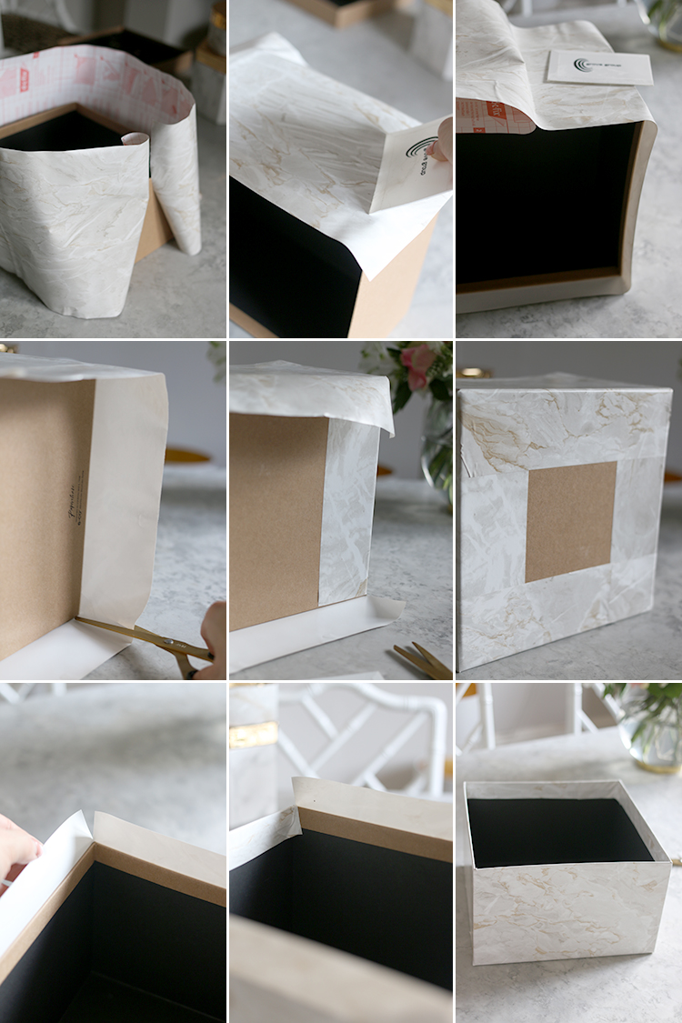 Diy Display Storage Upcycled From Gift Boxes Swoon Worthy