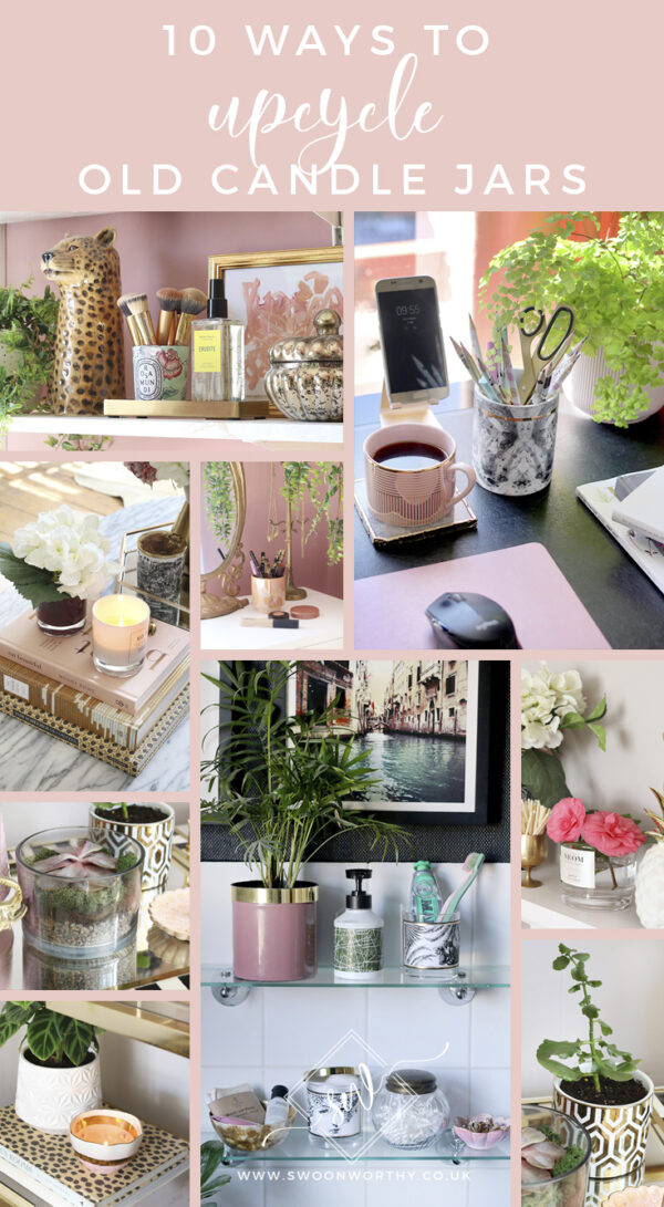 10 Clever Ways to Upcycle Your Empty Candle Jars & Containers Swoon