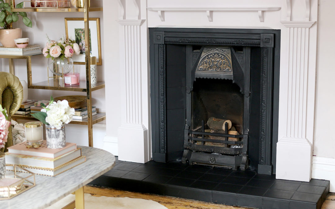 How To Easily Update and Refresh An Old Victorian Fireplace on a Budget