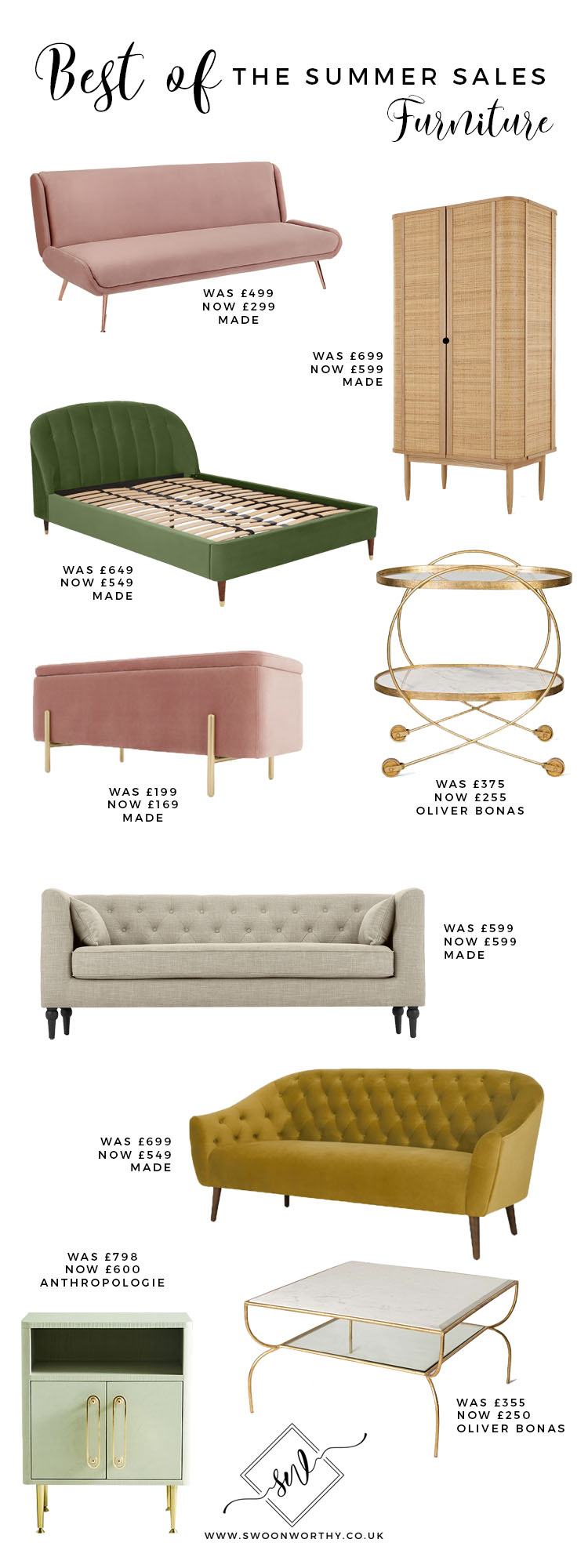 Best of the Summer Sales Furniture