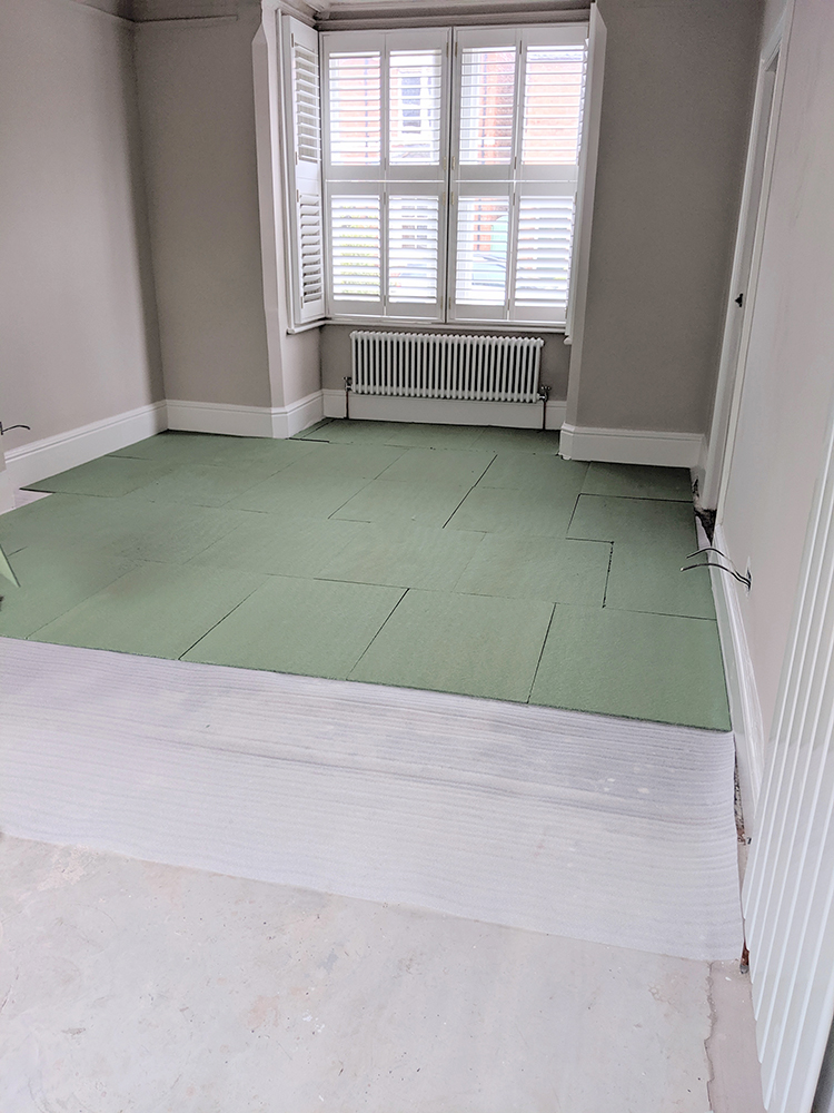 How to lay parquet flooring - underlay