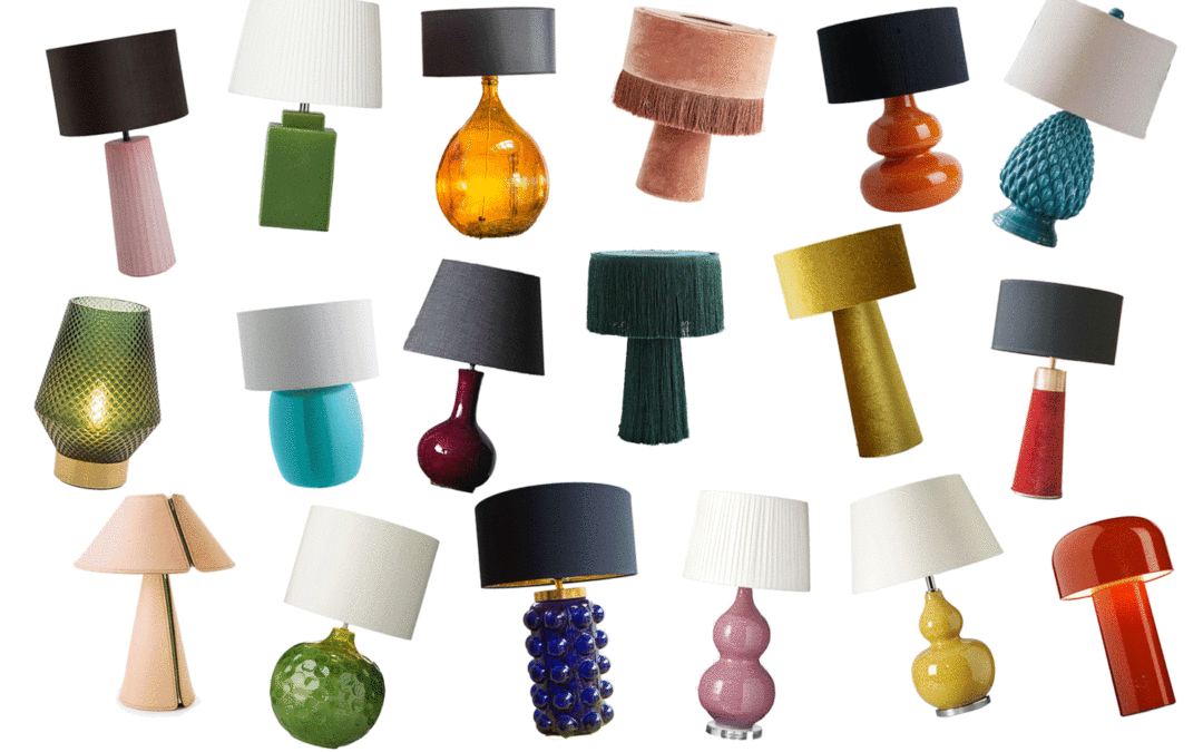 Colourful Table Lamp Round Up