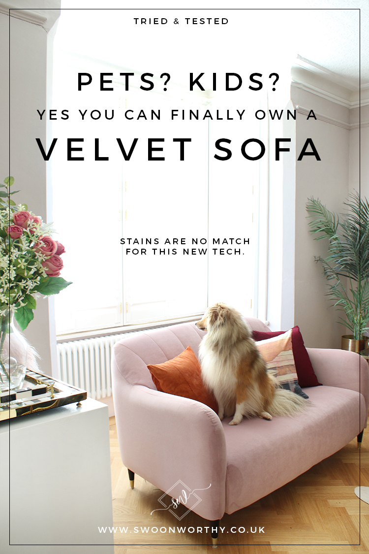 Yes You Can Own a Velvet Sofa
