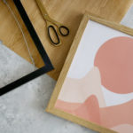 DIY: How to Upcycle a Plain Picture Frame into a “Wood” Frame
