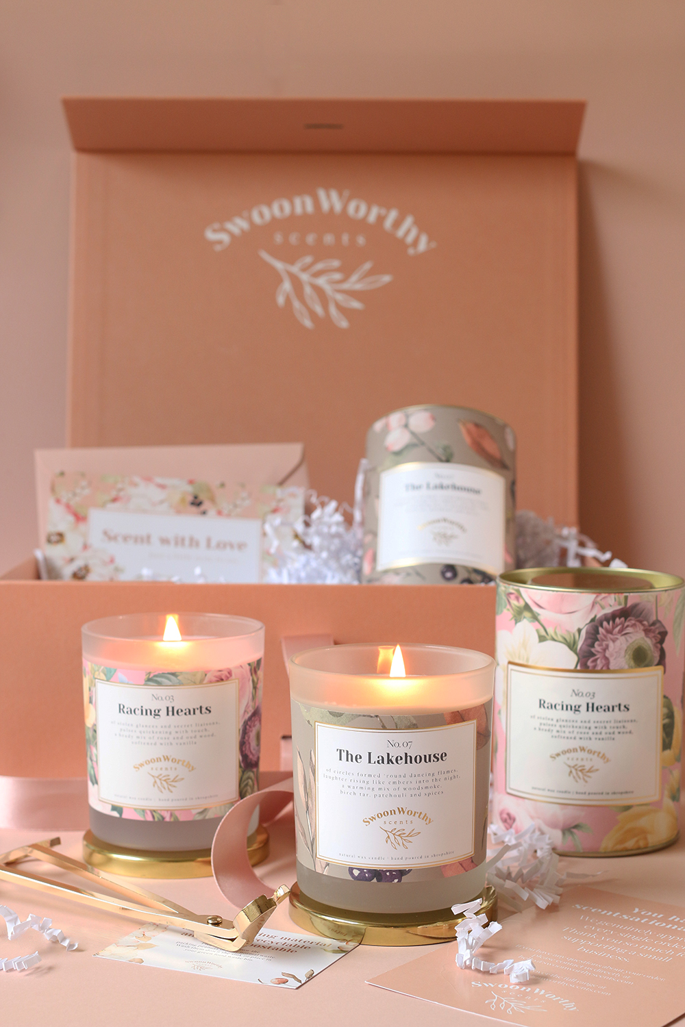Two candle gift box from Swoon Worthy Scents