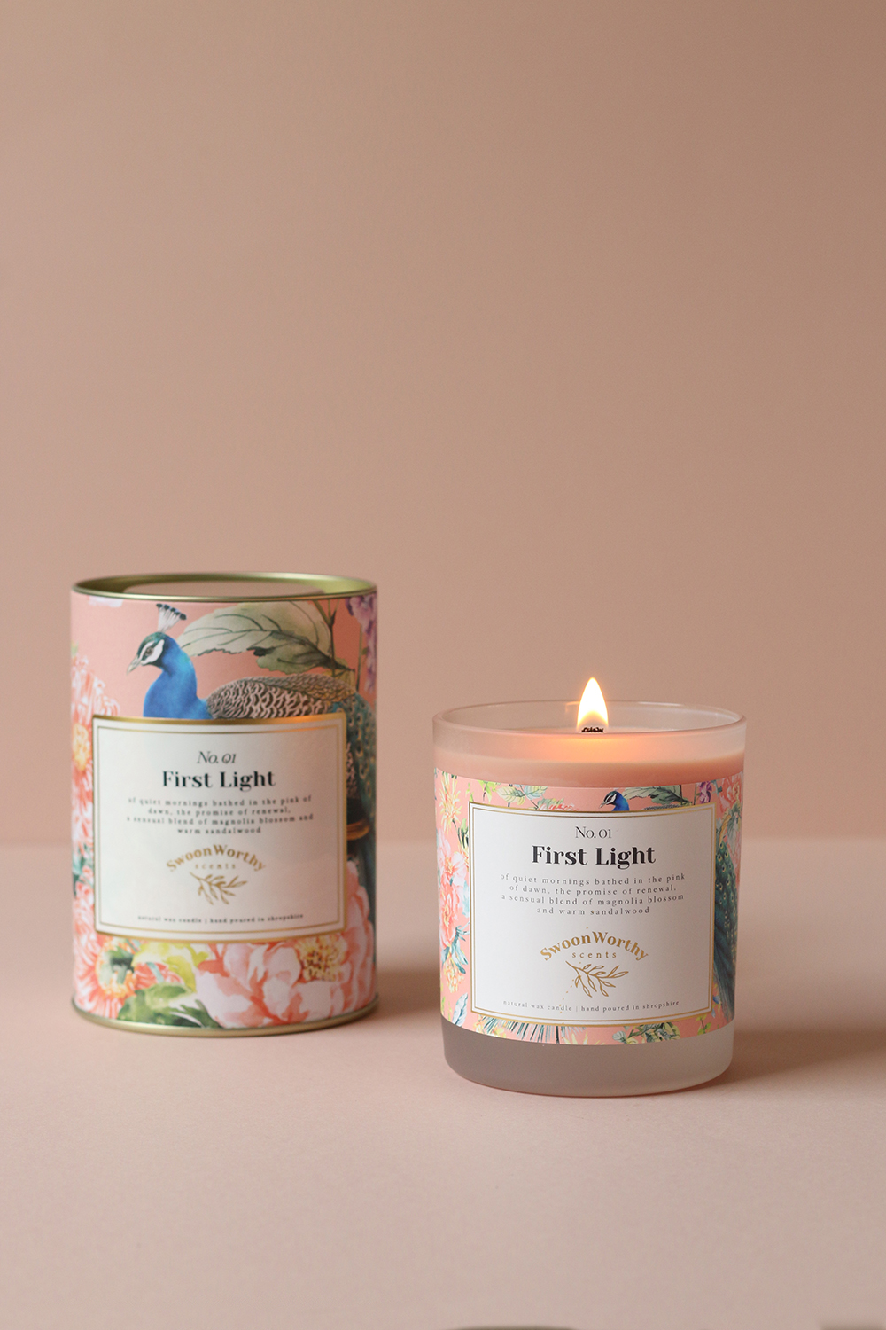 No 01 First Light Candle plain background 35GBP